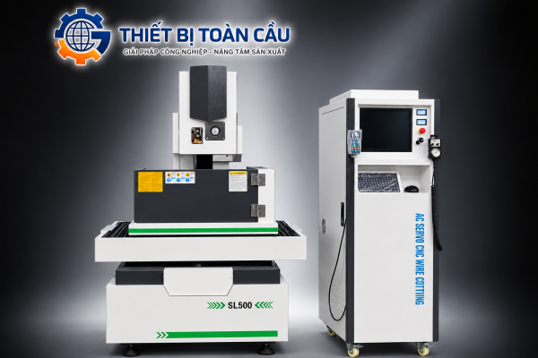 Máy cắt dây AC Servo thân chữ C cao cấp